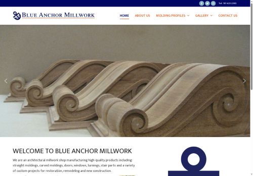 blueanchorwoodworks.com capture - 2025-10-10 11:48:56