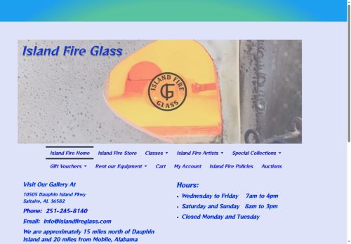 islandfiregallery.com capture - 2025-10-10 13:36:48