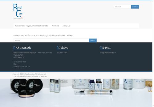 royalcare-swiss-cosmetic.ch capture - 2025-10-10 14:37:48