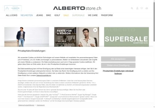 alberto-store.ch capture - 2025-10-10 16:32:52