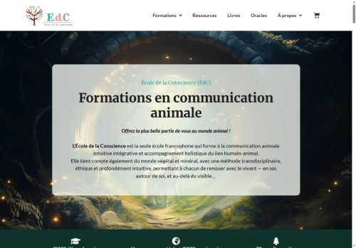 ecoledelaconscience.ch capture - 2025-10-10 19:02:58
