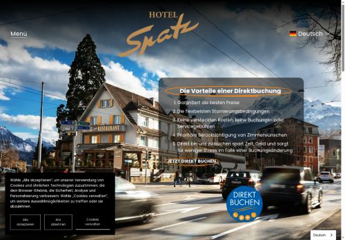 hotel-spatz-luzern.ch capture - 2025-10-10 21:02:21