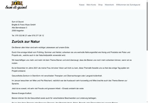 sumdigsund.ch capture - 2025-10-11 07:27:10