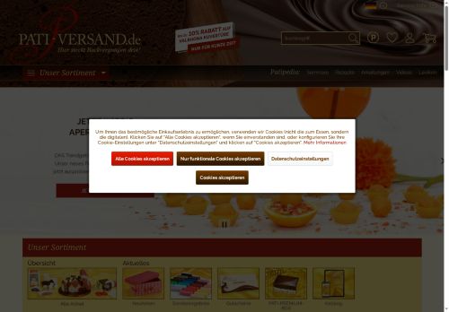 pati-versand.net capture - 2025-10-11 09:37:12