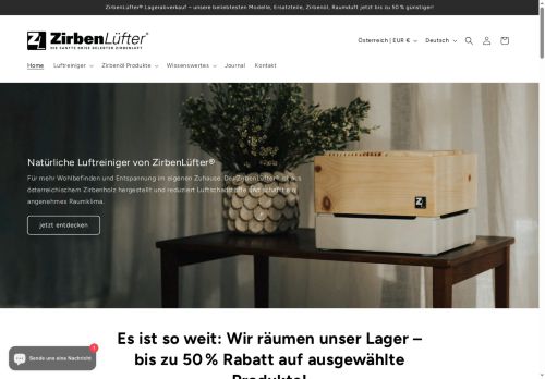 zirbenluefter.net capture - 2025-10-11 09:58:39