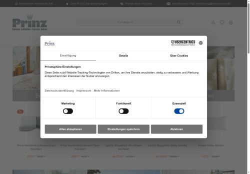 betten-prinz.org capture - 2025-10-11 11:58:45