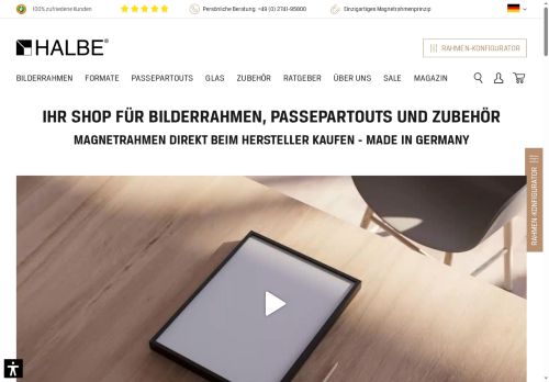 halbe-rahmen.shop capture - 2025-10-11 14:03:52