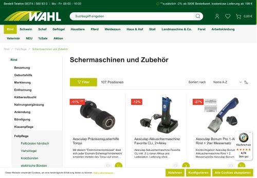 tierscheren.shop capture - 2025-10-11 14:38:39