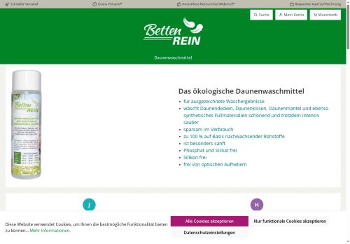 bettenrein.shop capture - 2025-10-11 15:07:02