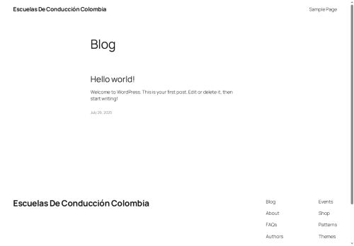 escuelasdeconduccion.academy capture - 2025-10-11 16:59:41