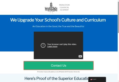 princetonclassical.academy capture - 2025-10-11 17:09:37