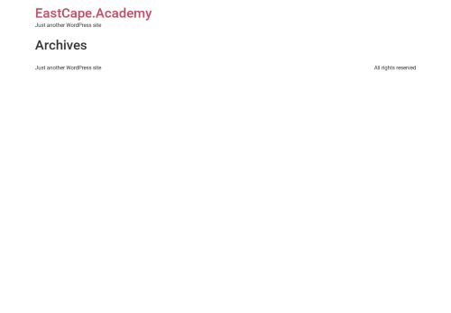 eastcape.academy capture - 2025-10-11 17:12:01