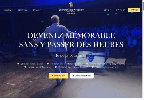 conferenciers.academy capture - 2025-10-11 17:17:41