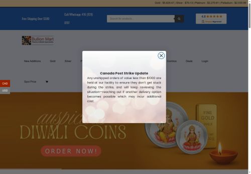 bullionmart.biz capture - 2025-10-12 04:17:39