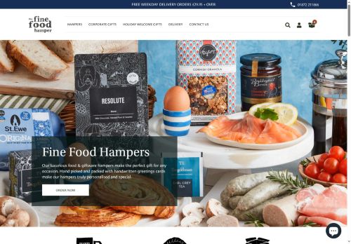 thefinefoodhamper.co.uk capture - 2025-10-12 06:57:20