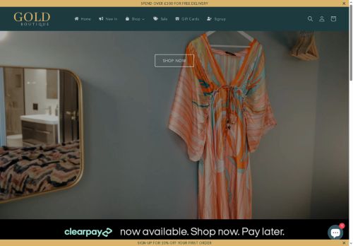 goldboutiqueclothing.co.uk capture - 2025-10-12 08:14:02