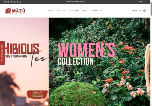 mazuresortwear.co.uk capture - 2025-10-12 09:31:22