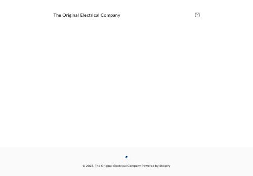 theoriginalelectricalcompany.co.uk capture - 2025-10-12 10:39:55