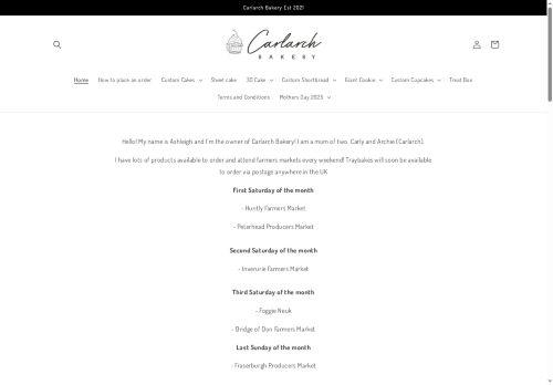 carlarchbakery.co.uk capture - 2025-10-12 12:06:32