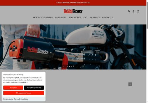 bruhldryers.co.uk capture - 2025-10-12 12:09:42