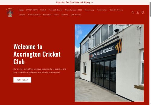 accringtoncricketclub.co.uk capture - 2025-10-12 14:49:09