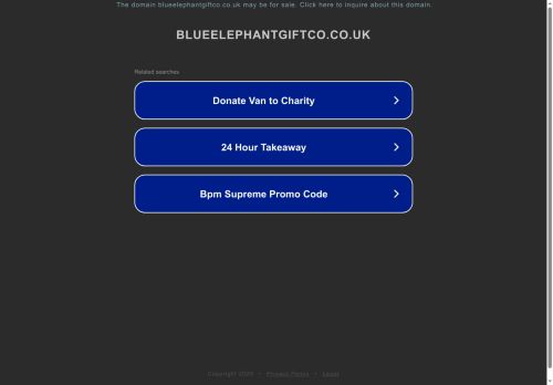 blueelephantgiftco.co.uk capture - 2025-10-12 14:51:01