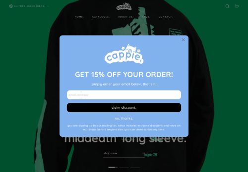 cappie.co.uk capture - 2025-10-12 15:11:52