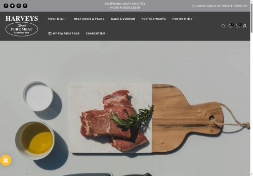 harveysbutchers.co.uk capture - 2025-10-12 15:34:17