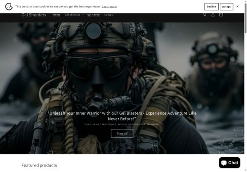 gelshooters.co.uk capture - 2025-10-12 16:49:53