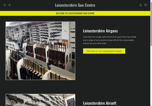 leicestershireguncentre.co.uk capture - 2025-10-12 19:04:00