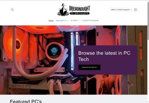 dreadnoughtpcs.co.uk capture - 2025-10-12 19:15:04