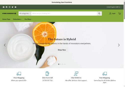 hybridingredients.co.uk capture - 2025-10-12 19:20:31