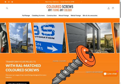 colouredscrews.co.uk capture - 2025-10-12 19:26:31