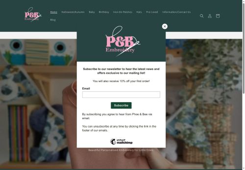 phoeandbee.co.uk capture - 2025-10-12 22:43:35