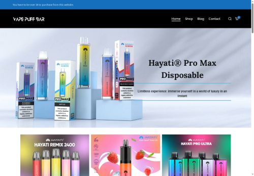 hayatipromaxvape.co.uk capture - 2025-10-12 23:41:58