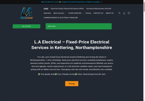 laelectricaluk.co.uk capture - 2025-10-13 06:02:50