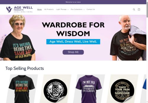 agewellproducts.website capture - 2025-10-13 09:04:34