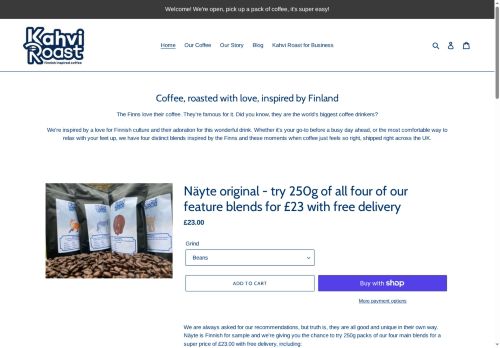 kahviroast.co.uk capture - 2025-10-13 15:21:21