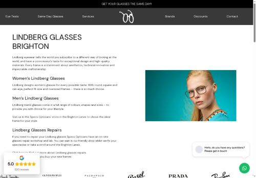 lindbergeyewear.co.uk capture - 2025-10-13 15:58:18