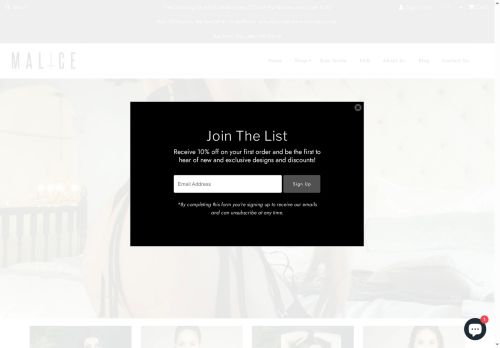 maliceclothing.co.uk capture - 2025-10-13 16:28:40