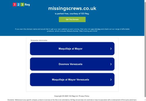 missingscrews.co.uk capture - 2025-10-13 16:53:51