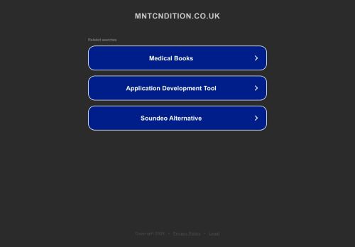 mntcndition.co.uk capture - 2025-10-13 16:56:54