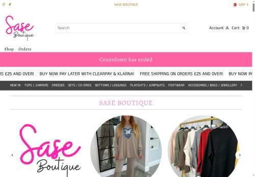 saseboutiques.co.uk capture - 2025-10-13 19:17:38