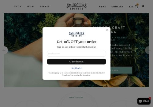 smugglers-spirits.co.uk capture - 2025-10-13 19:57:40