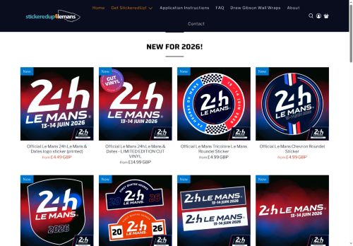 stickeredup4lemans.co.uk capture - 2025-10-13 20:16:44