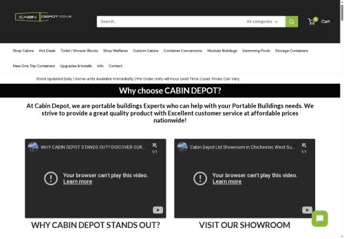 cabindepot.uk capture - 2025-10-14 00:02:34