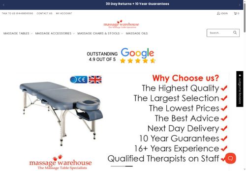 massagewarehouse.uk capture - 2025-10-14 01:19:46