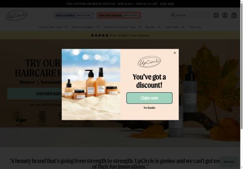 upcirclebeauty.uk capture - 2025-10-14 02:16:49