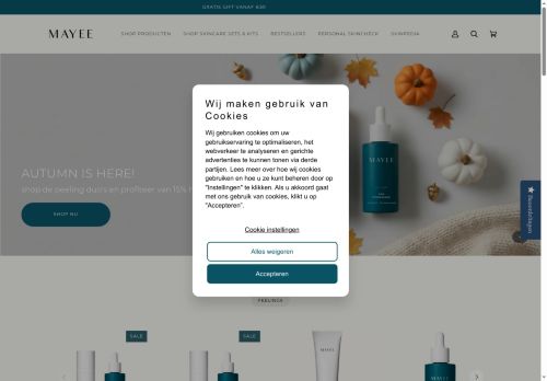 mayeeskincare.co.uk capture - 2025-10-14 02:39:06