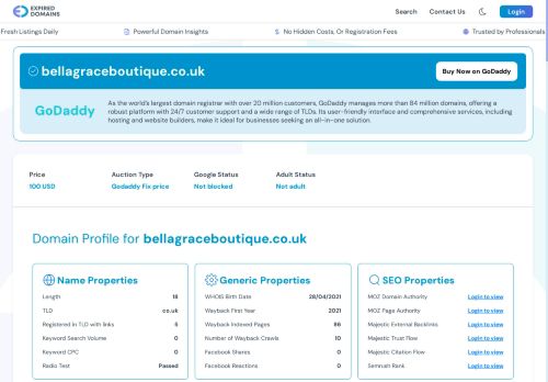 bellagraceboutique.co.uk capture - 2025-10-14 06:15:59